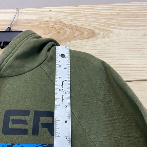 Under Armour Sweatshirt Medium Green Hoodie Pullover Outdoor Tech Camo - Picture 7 of 13